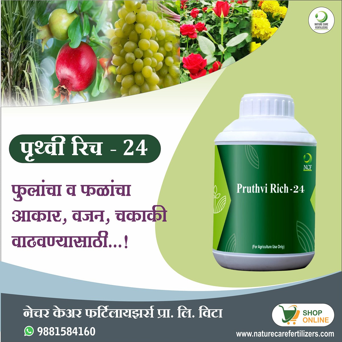 पृथ्वीरिच -२४ ( पोटॅशियम पॉलीफॉस्फेट )