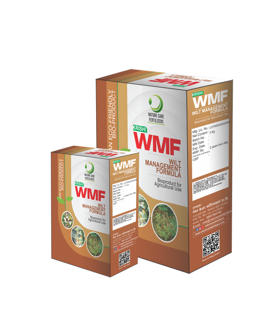 Krishi WMF - मररोग व कंदकुज यांच्या नियंत्रणासाठी एक फायदेशीर जैविक उत्पादन