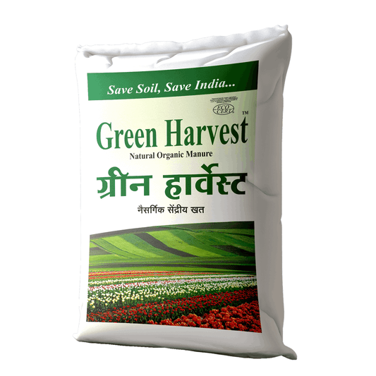 Green Harvest natural manure bag by Nature Care Fertilizers for natural manure for sustainable farming