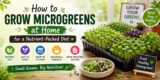 How to Grow Microgreens at Home for a Nutrient-Packed Diet