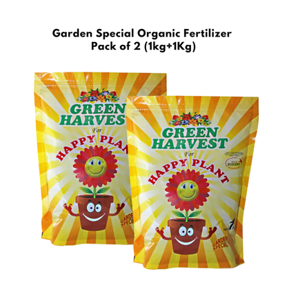 Green Harvest for Happy Plant Pack of 2 (1 kg each)