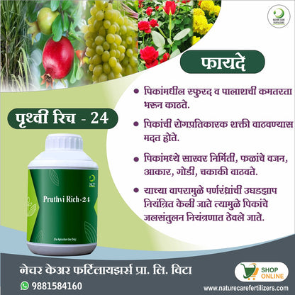 पृथ्वीरिच -२४ ( पोटॅशियम पॉलीफॉस्फेट )