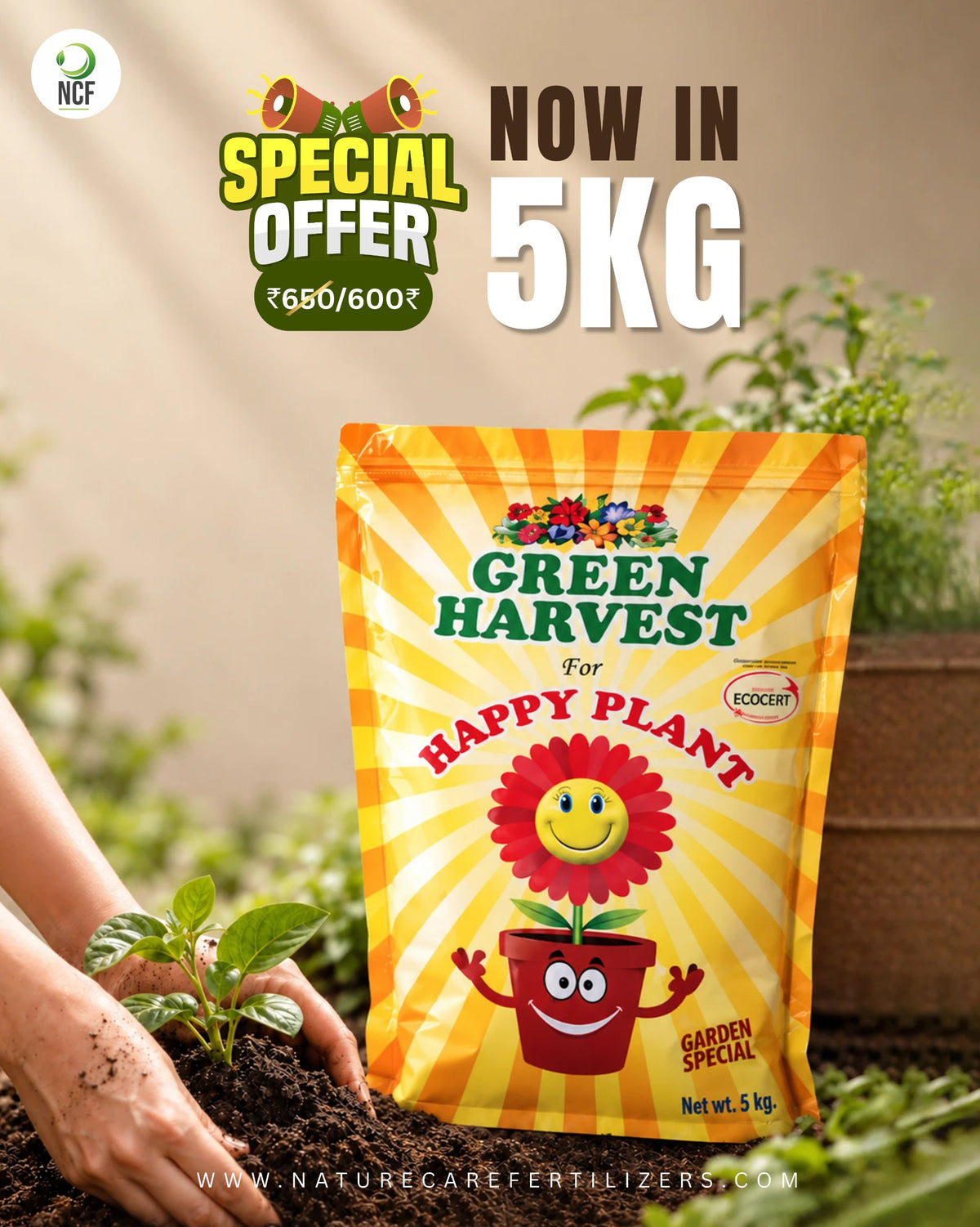5KG - Green Harvest for Happy Plant