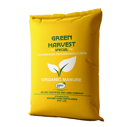 Nature Care Fertilizers Green Harvest Special organic greenhouse fertilizer bag for fruits vegetables and flowers